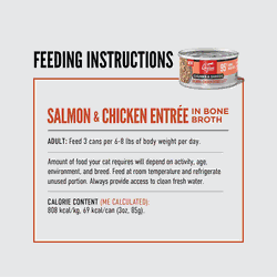 Orijen Canned Food Orijen Cat Salmon & Chicken Entree, Chunks & Shreds in Bone Broth