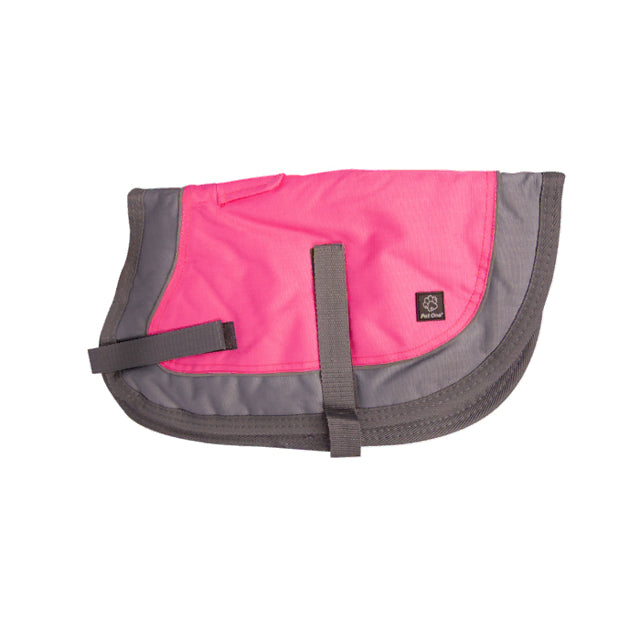 Pet One Apparel Silver Pink / 35cm Nightwalker Dog Coat Waterproof/Reflective