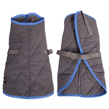 Pet One Apparel Charcoal/Blue / 35cm Pet One Dog Coat - Night Sleeper