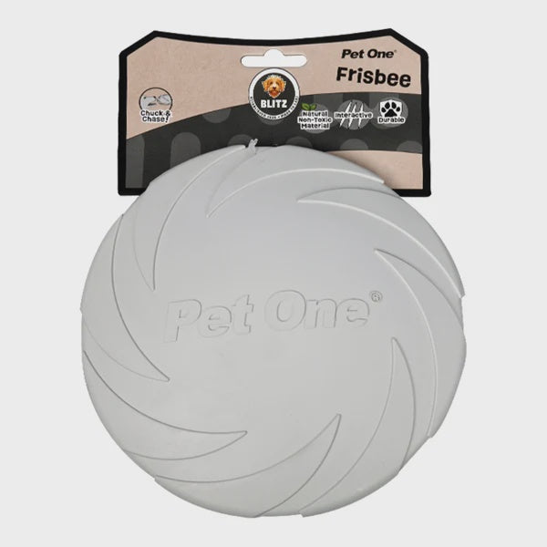 Pet One Toys Blitz Rubber Frisbee