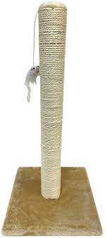 Pet One Toys Pet One Cat Sisal Post & Toy Dark Grey