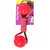 Pet One Toys Pet One Dog Toy  Rope with Dumbell TPR Balls Red 28cm