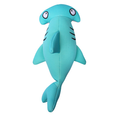 Pet One Toys Squeaky Hammerhead Shark Splash Dog Toy