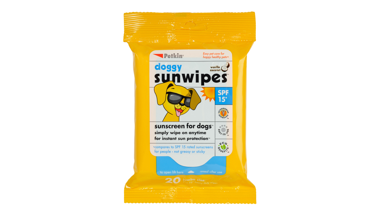 Petkin Toiletries Petkin Doggy Sunwipes SPF 15 - 20 Pack