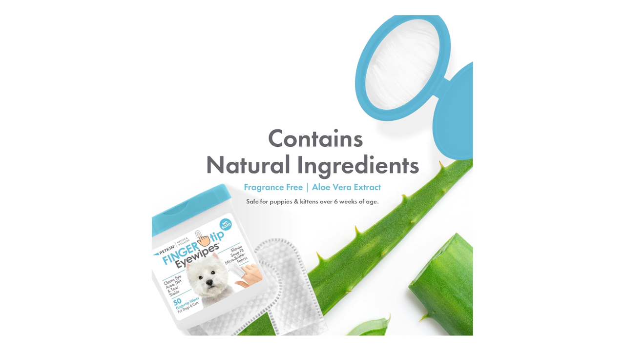 Petkin Toiletries Petkin Fingertip Eyewipes 50 Pack