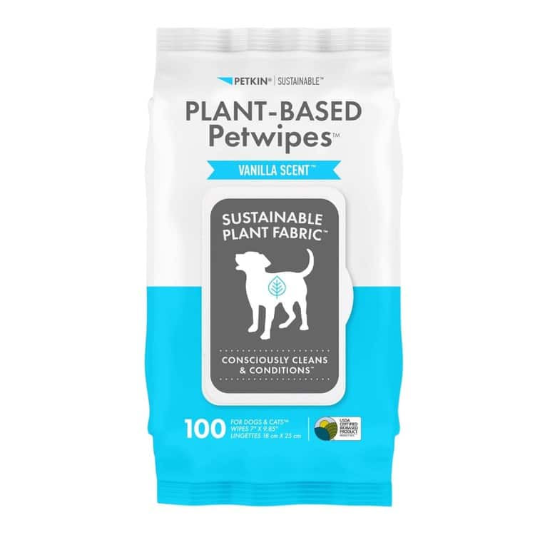 Petkin Toiletries Petkin Plant Based Pet Wipes 100pk