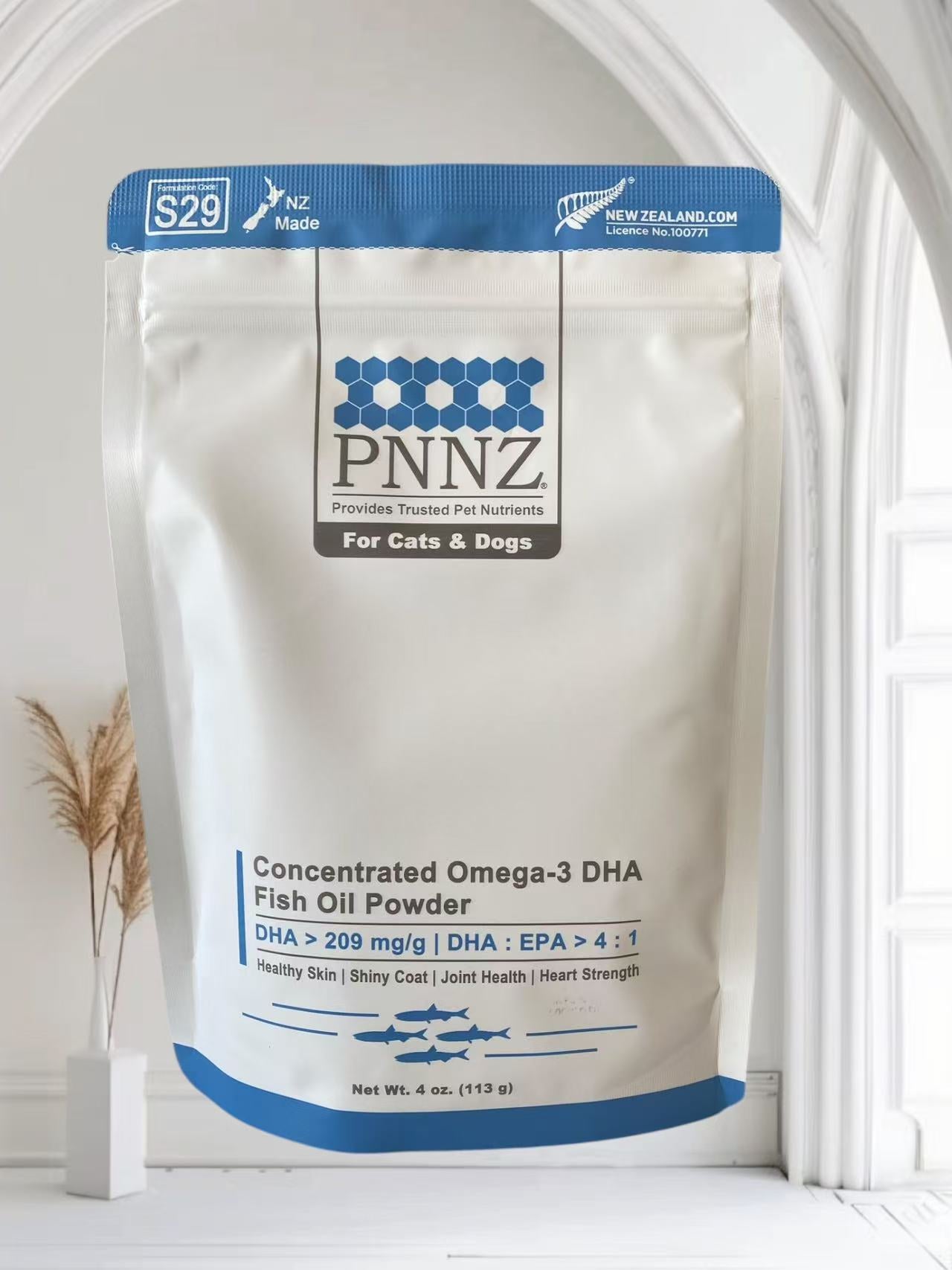 PNNZ Supplements PNNZ Concentrated Omega-3 DHA Fish Oil Powder 113g