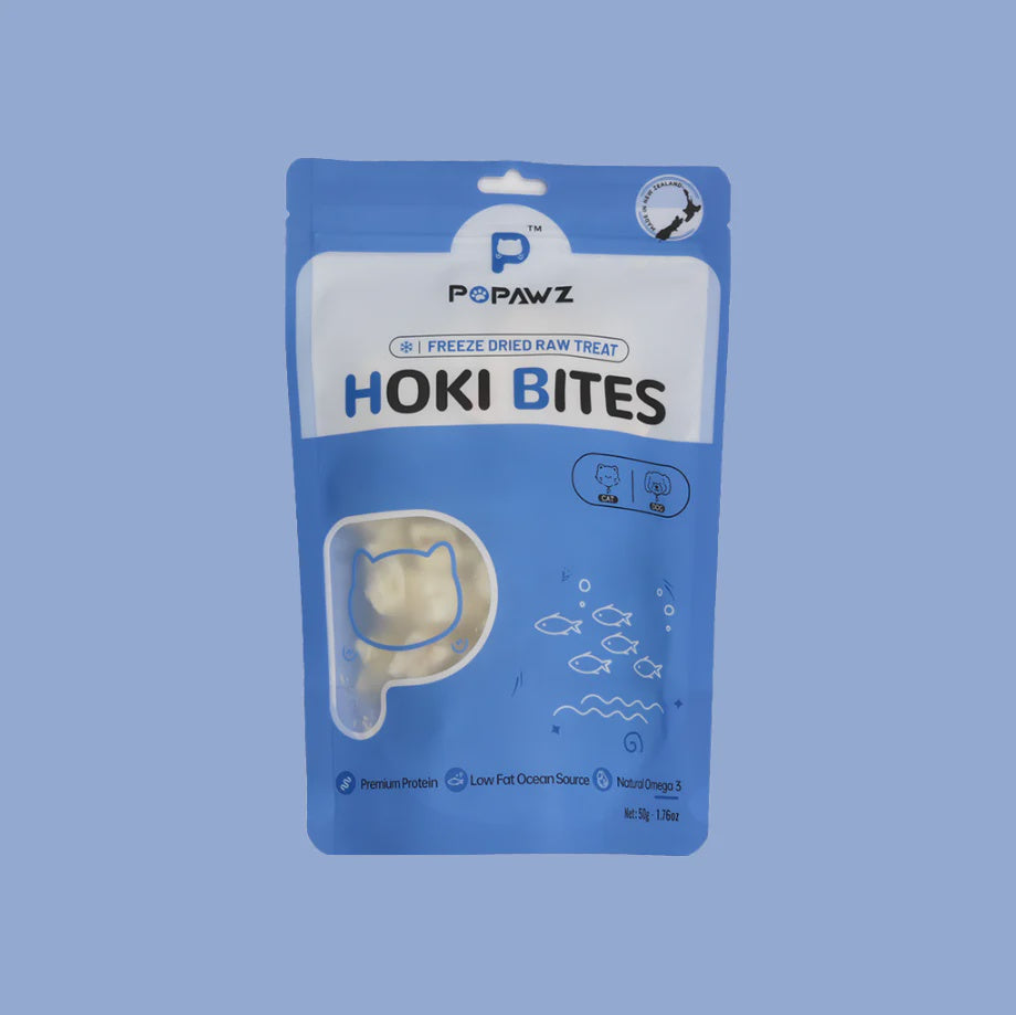 POPAWZ Treats Freeze-Dried Hoki Bites