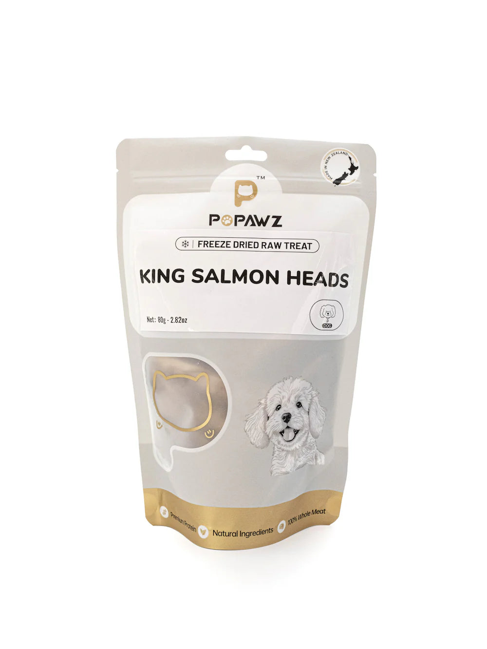 POPAWZ Treats POPAWZ Freeze-Dried King Salmon Heads