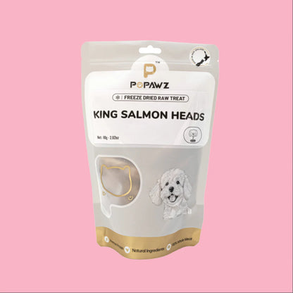 POPAWZ Treats POPAWZ Freeze-Dried King Salmon Heads