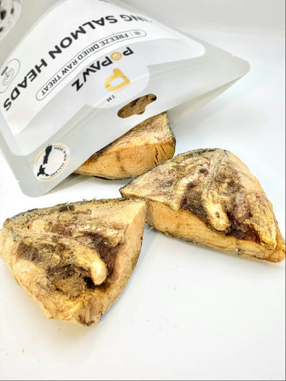 POPAWZ Treats POPAWZ Freeze-Dried King Salmon Heads