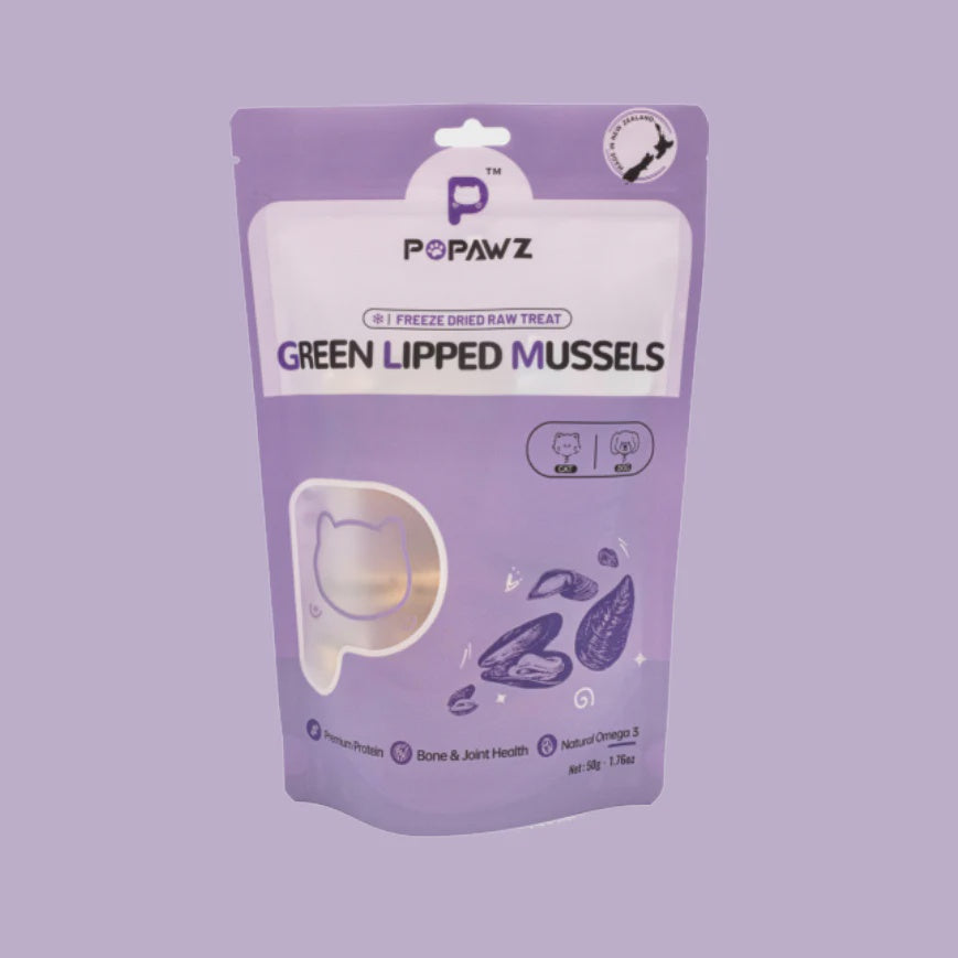 POPAWZ Treats Popawz Green Lipped Mussels 50g