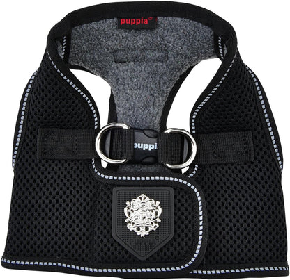 Puppia Harnesses / Haltis Black / M Puppia Thermal Soft Vest Harness