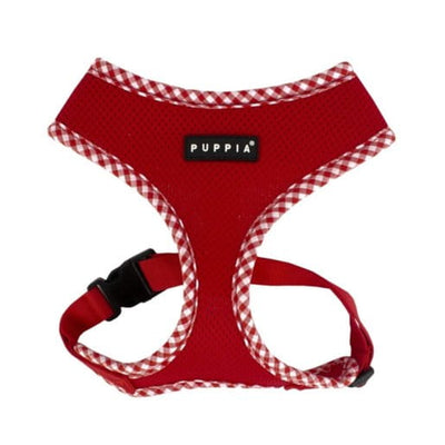 Puppia Harnesses / Haltis Wine / XS Puppia Vivien Check Harness