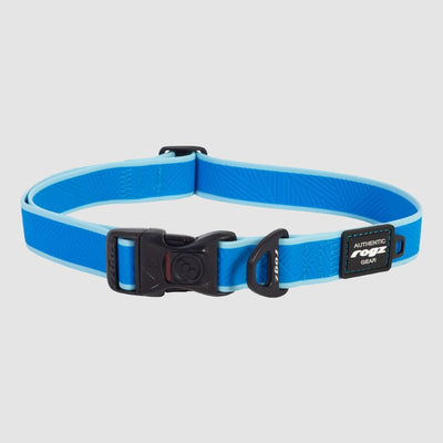Rogz Collars / Leads Blue / Medium Rogz Amphibian Classic Dog Collar