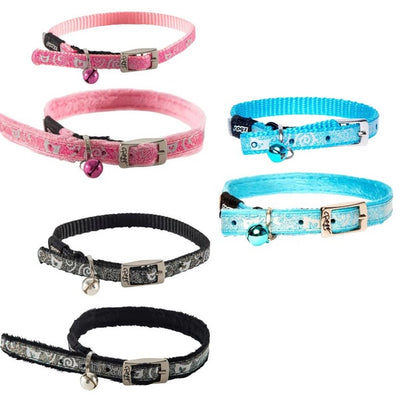 Rogz Collars / Leads xsmall / Pink Rogz  Sparklecat Pin Buckle Cat Collar