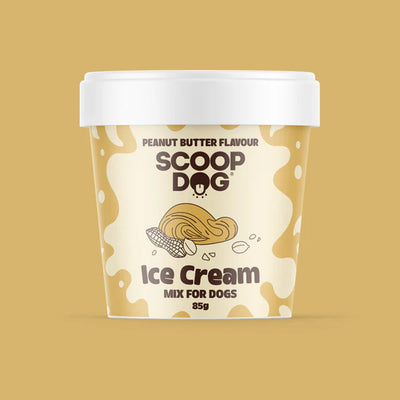 Scoop Dog Treats Peanut Butter Scoop Dog Icecream Mix 85g