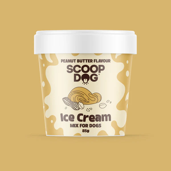 Scoop Dog Treats Peanut Butter Scoop Dog Icecream Mix 85g