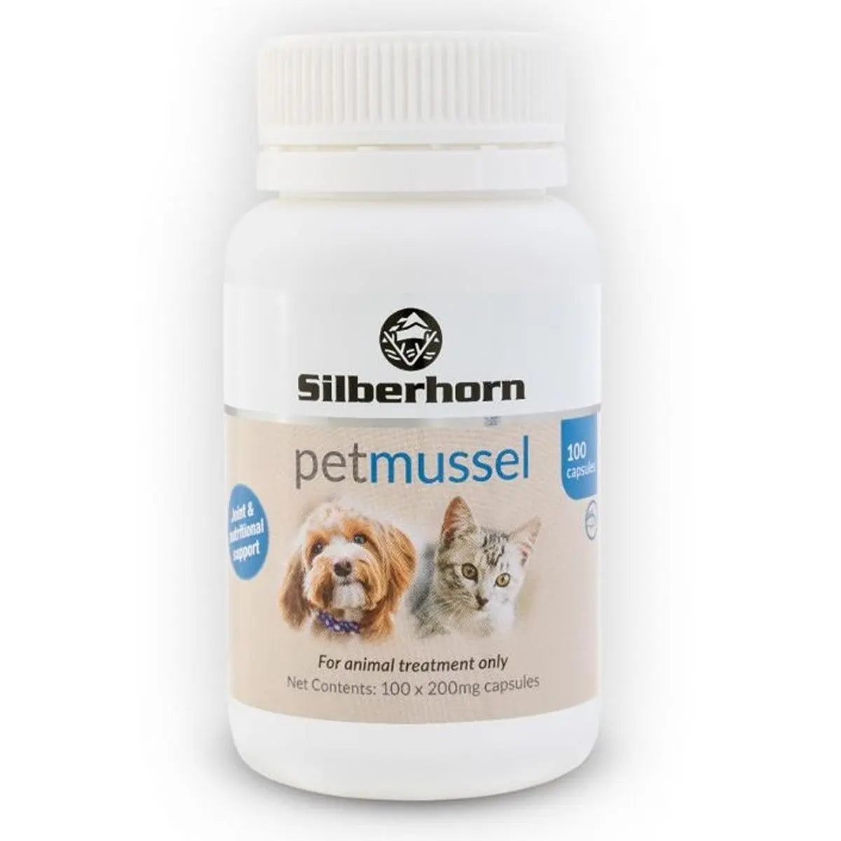 Silberhorn Supplements Pet Mussel Greenshell-100 capsules