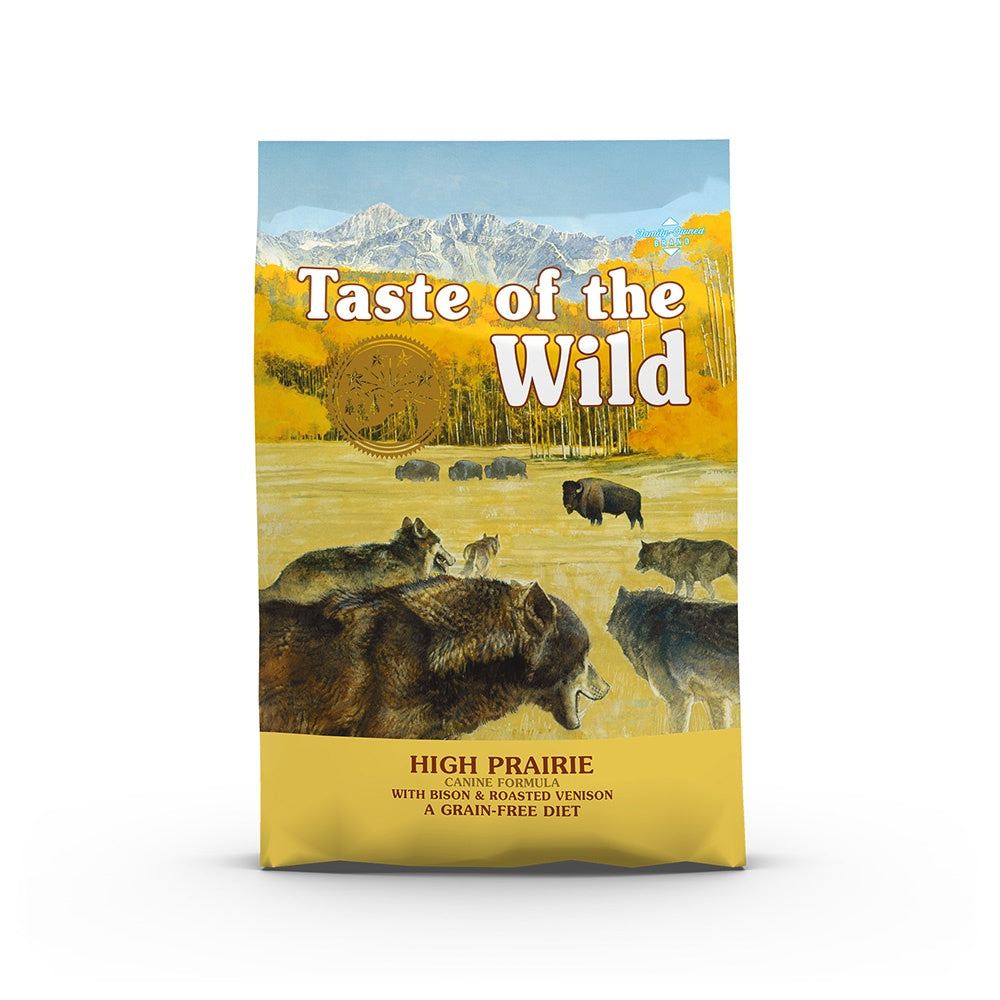 Taste of the Wild Biscuits 2kg Taste of the Wild High Prairie Grain Free Adult Dry Dog Food