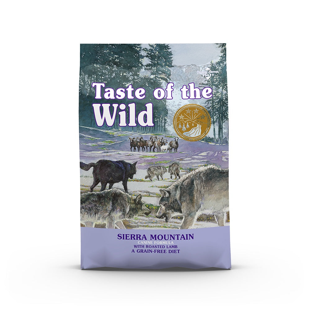 Taste of the Wild Biscuits 2kg Taste of the Wild Sierra Mountain Grain Free Dry Dog Food