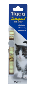 Tigga Collars / Leads Textile Green Tigga Cat Collar