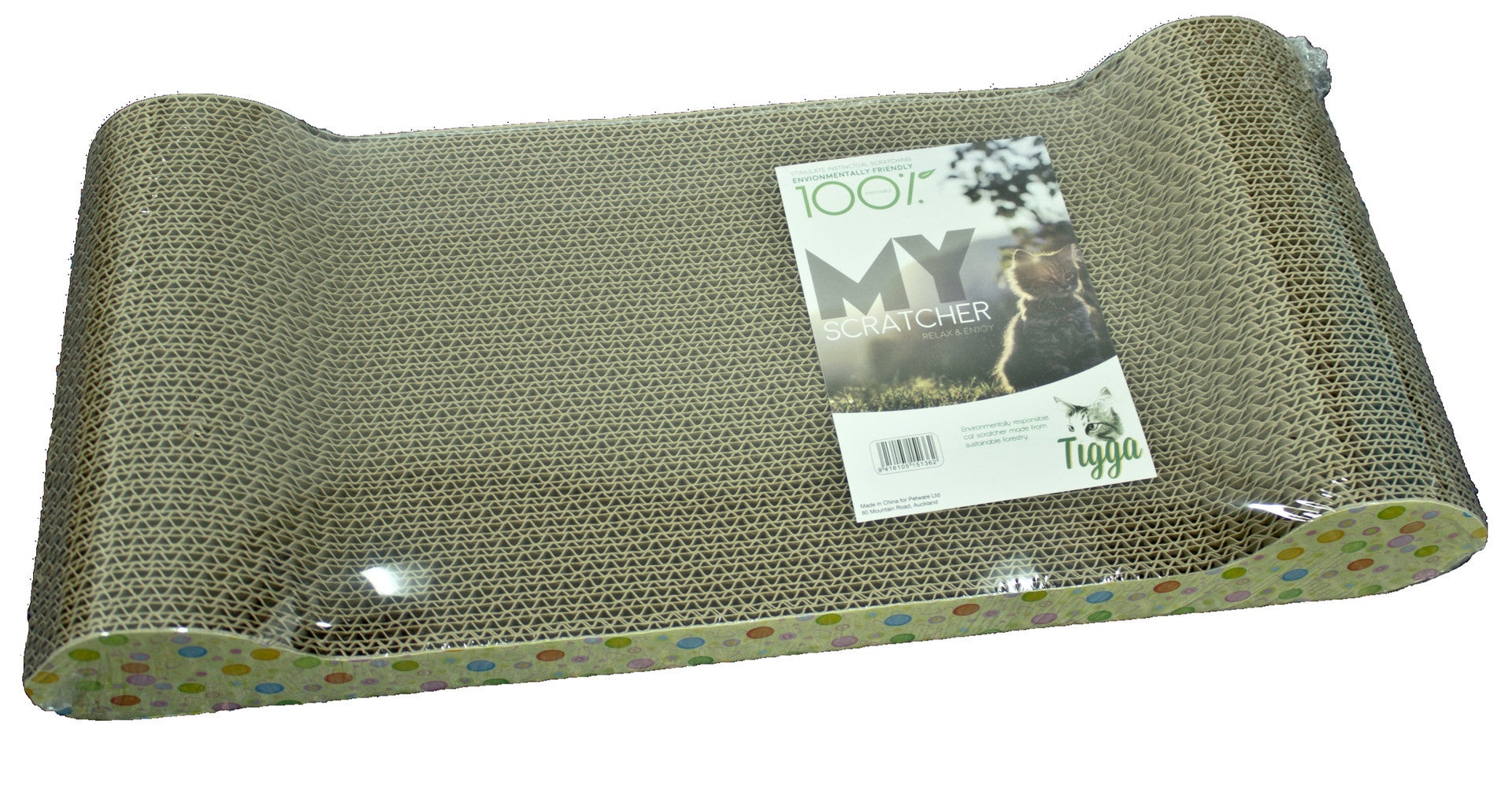 Tigga Toys Tigga Cardboard Bench Cat Scracher