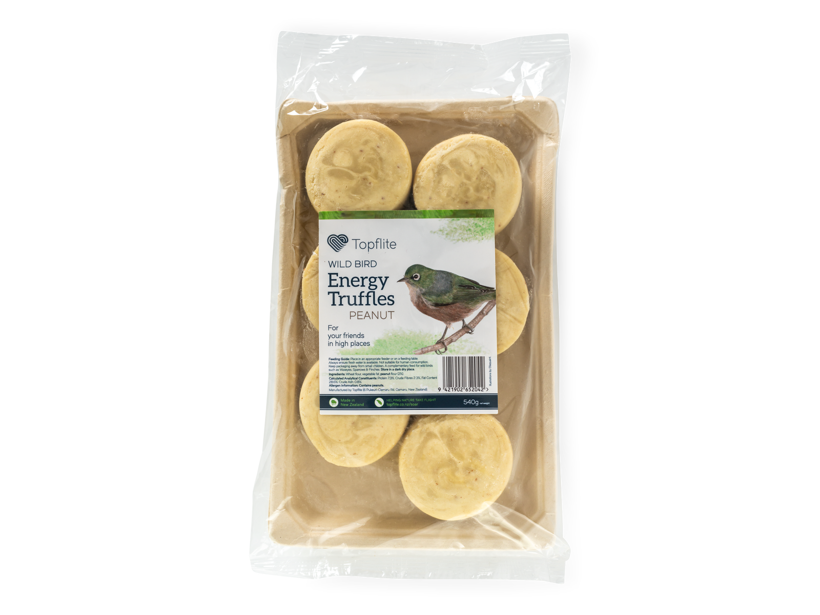 Topflite small animal Peanut Topflite Wild Bird Energy Truffles 540g