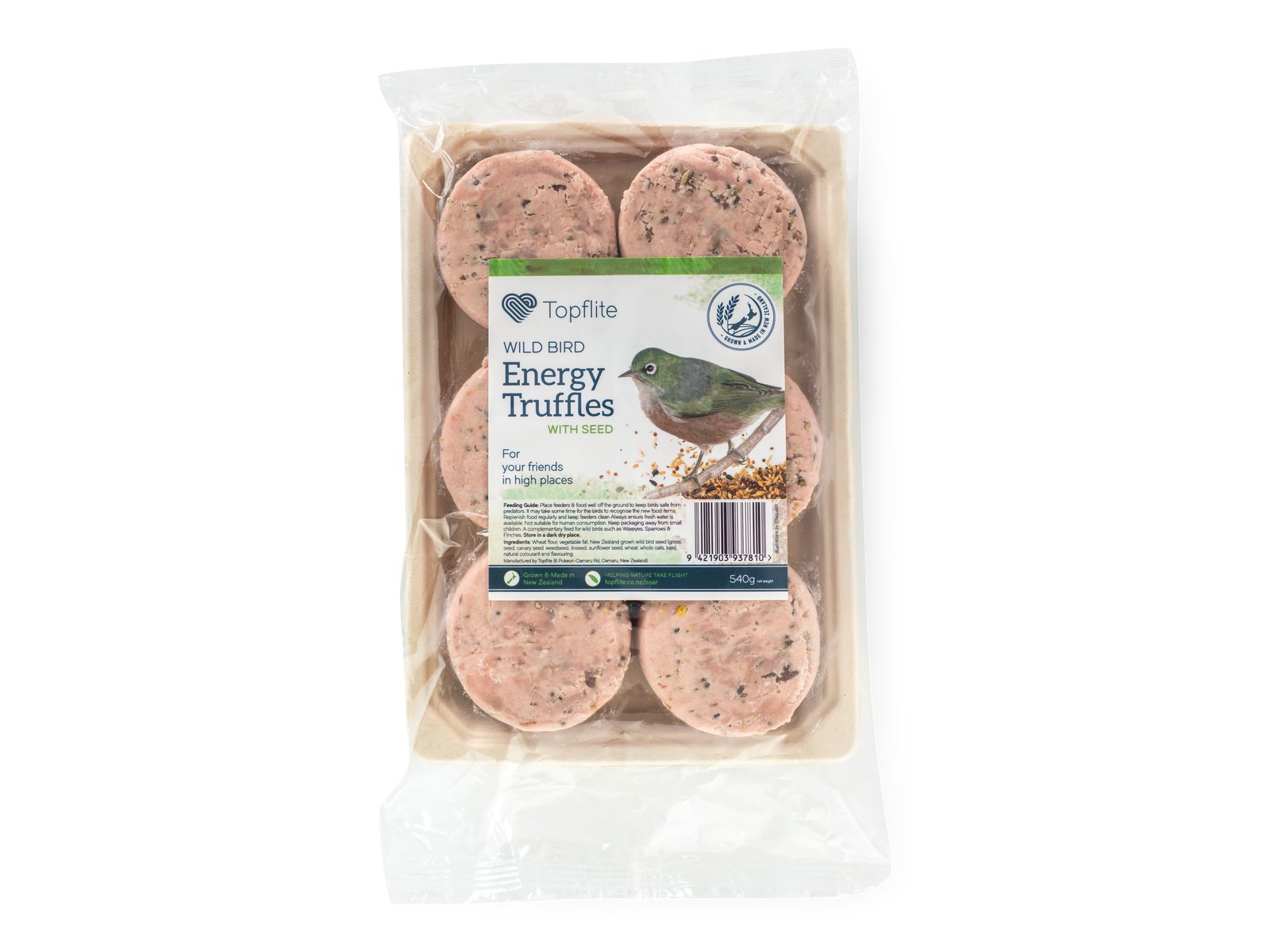 Topflite small animal Berry Topflite Wild Bird Energy Truffles 540g