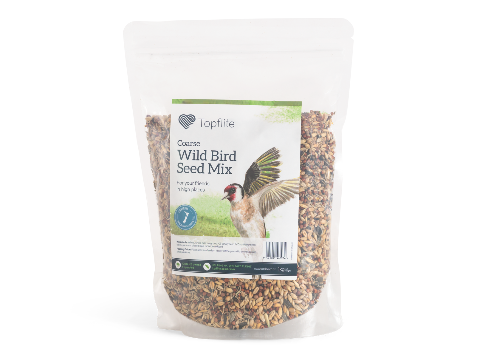 Topflite small animal Topflite Wild Bird Seed Coarse 1 kg