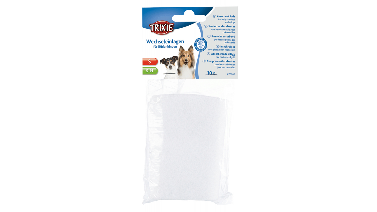 TRIXIE Toiletries Trixie Replacement Pads for Dog Belly Band 10pc