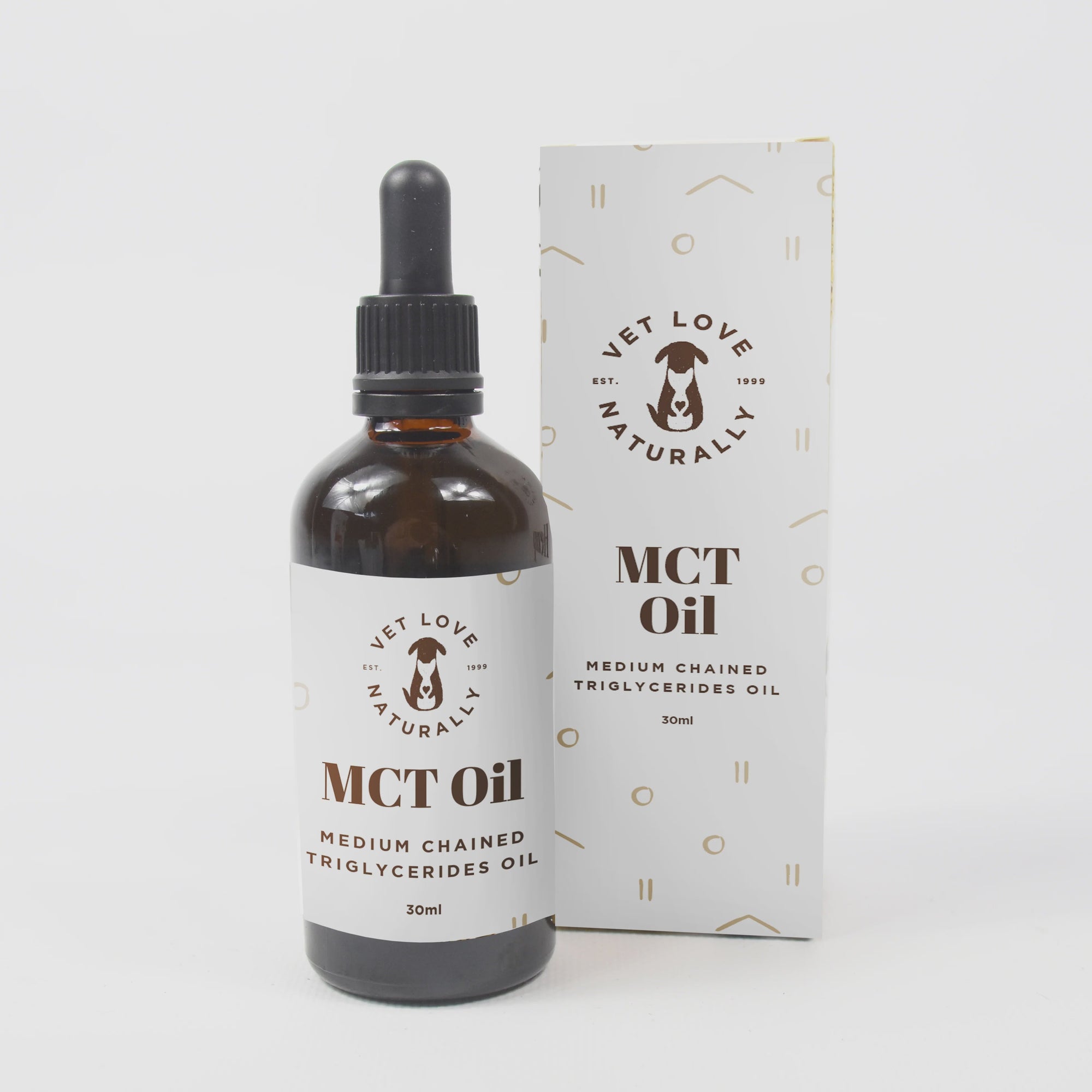 vet love Supplements MCT Oil - Medium Chained Triglycerides Oil 30ml