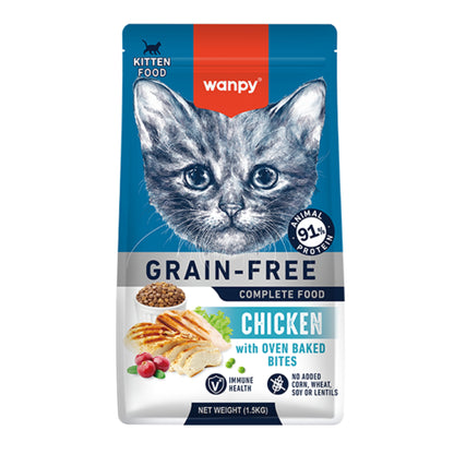 Wanpy Biscuits Wanpy Grain Free Chicken Kitten Food