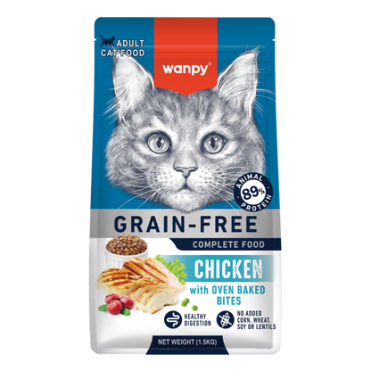 Wanpy Biscuits Wanpy Grain Free Chicken Recipe Cat Dry Food
