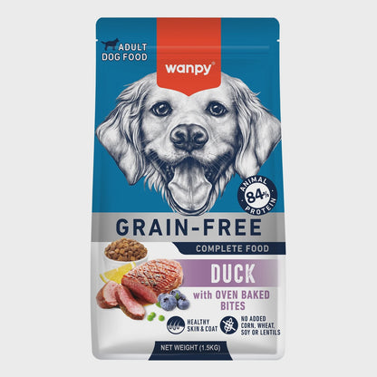 Wanpy Biscuits Wanpy Grain Free Duck Recipe Dog Dry Food 1.5kg