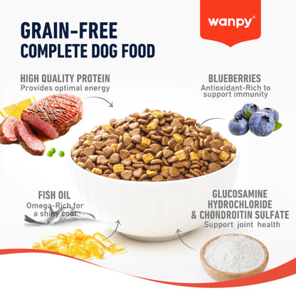 Wanpy Biscuits Wanpy Grain Free Duck Recipe Dog Dry Food 1.5kg