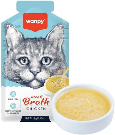 Wanpy Other Pet food Chicken Wanpy Meat Broth for Cats 50g