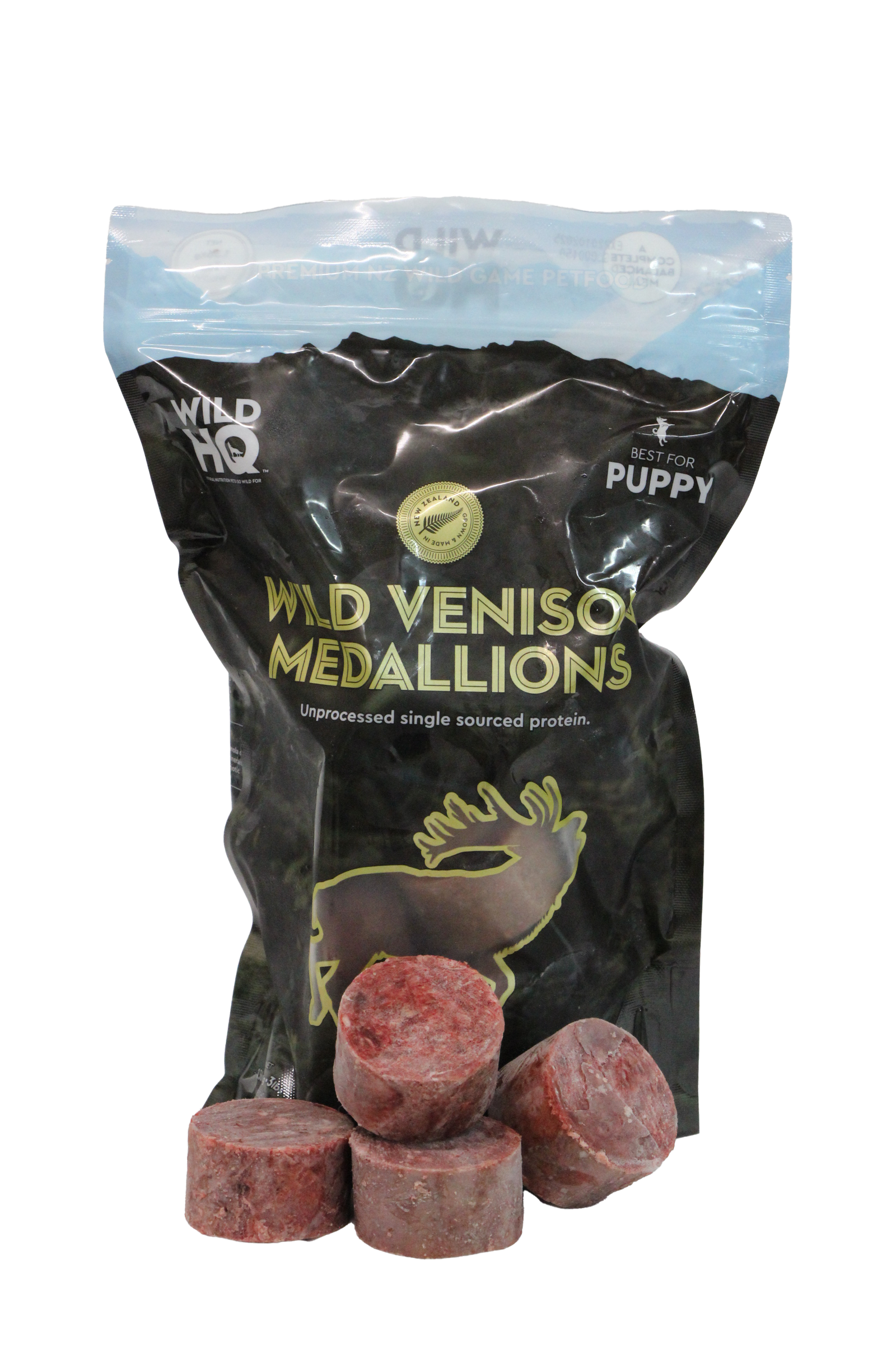 Wild HQ Frozen Food Wild HQ Wild NZ Venison Medallions Puppy Foods 1.36kg