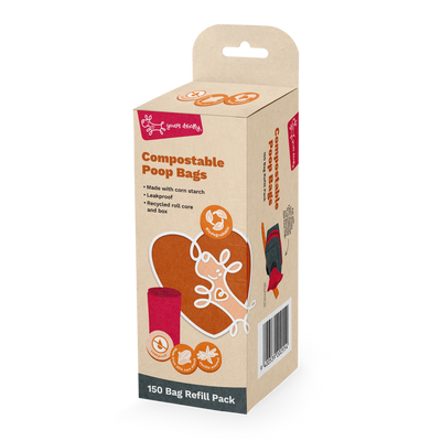 Yours Droolly Toiletries 150pk Yours Droolly Compostable poop Bags