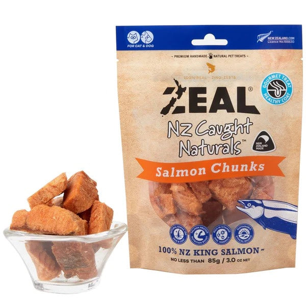 Zeal Treats Zeal Salmon Chunks 85g