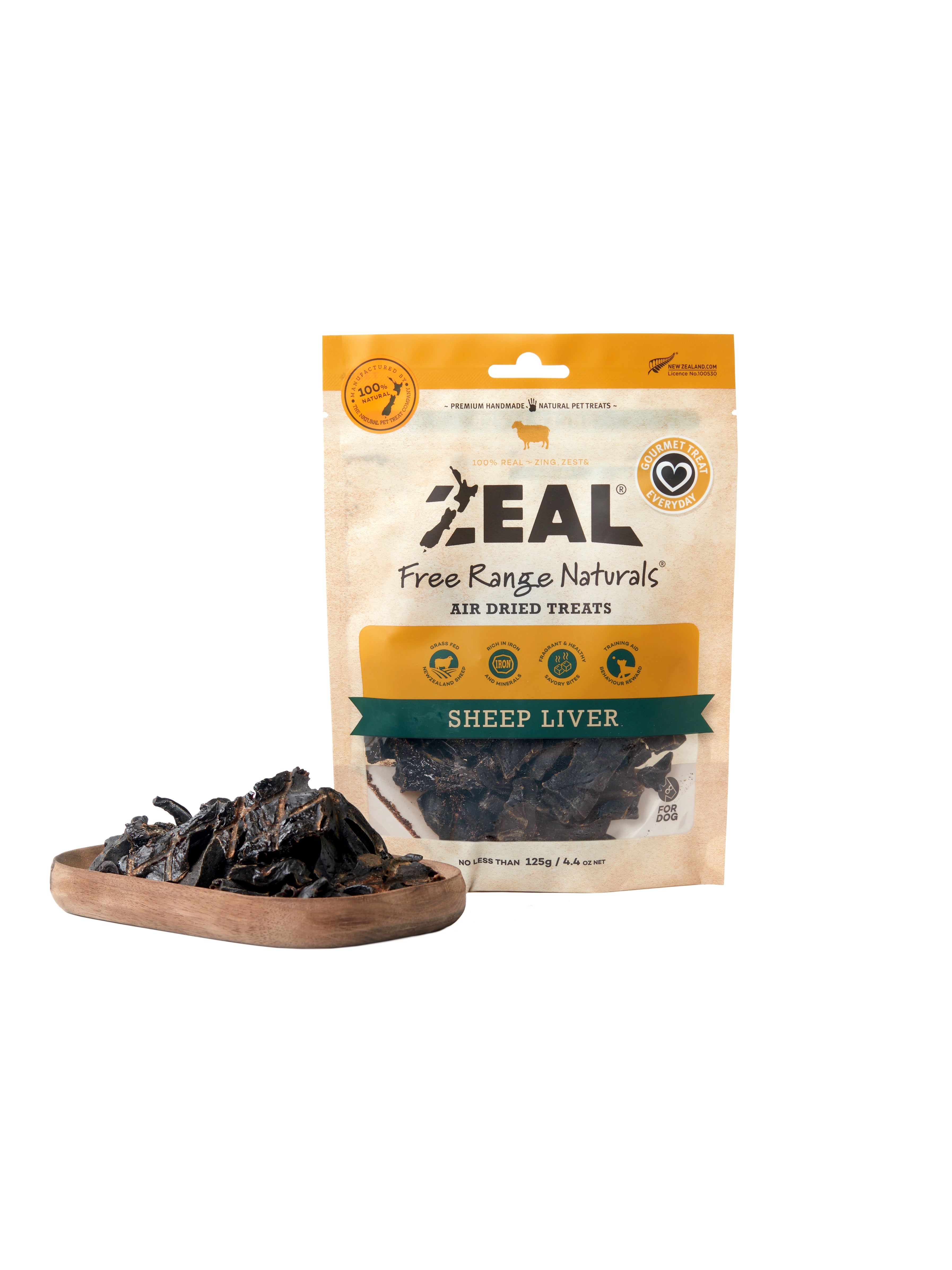 Zeal Treats Zeal Sheep Liver 125g
