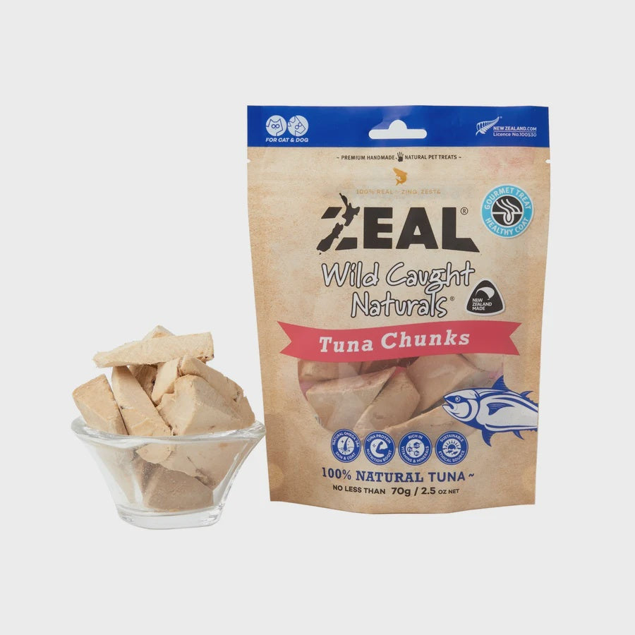 Zeal Treats Zeal Tuna Chunks 70g