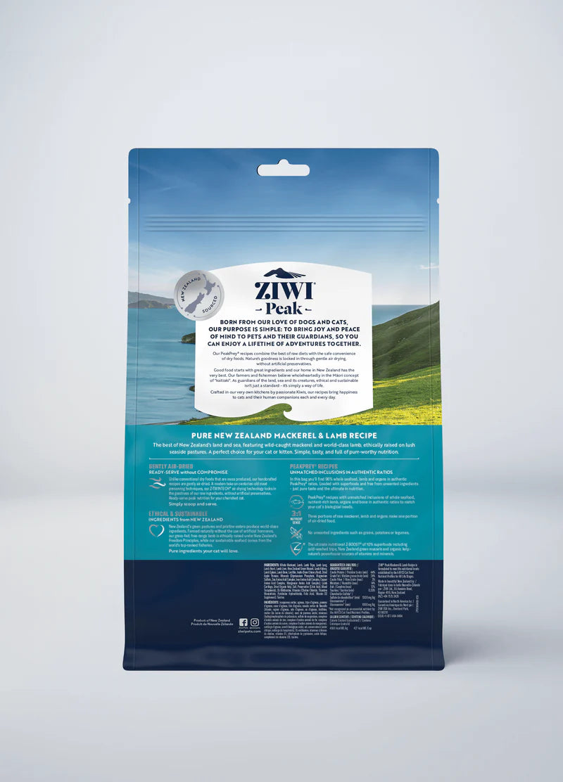 Ziwi Peak Biscuits Ziwi Peak Air Dried Mackerel and Lamb Cat Food