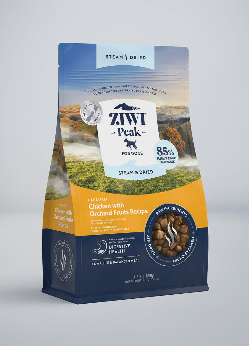 Ziwi Peak Biscuits 800g Ziwi Peak Steam and Dried Chicken Dog Food