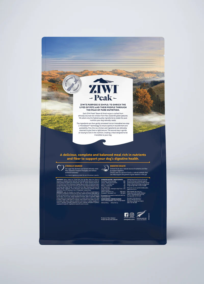 Ziwi Peak Biscuits Ziwi Peak Steam and Dried Chicken Dog Food