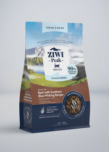 Ziwi Peak Biscuits 800g Ziwi Peak Steam & Dried Beef Cat Food