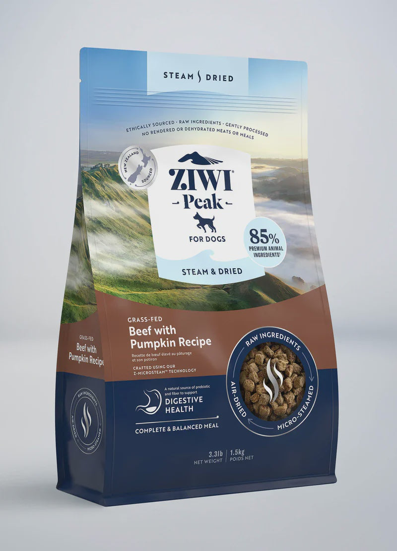 Ziwi Peak Biscuits 800g Ziwi Peak Steam & Dried Beef Dog Food