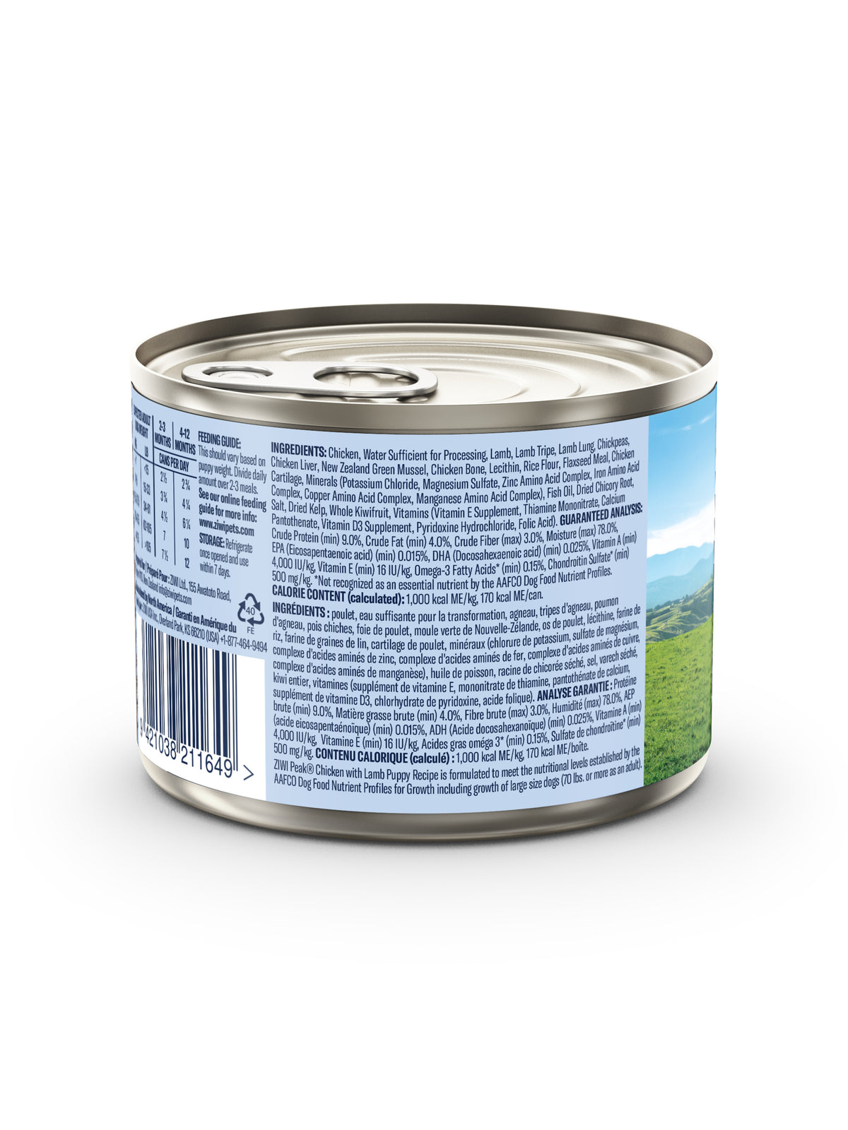 Ziwi Peak Canned Food Ziwi Peak Canned Chicken With Lamb Puppy Food 170g