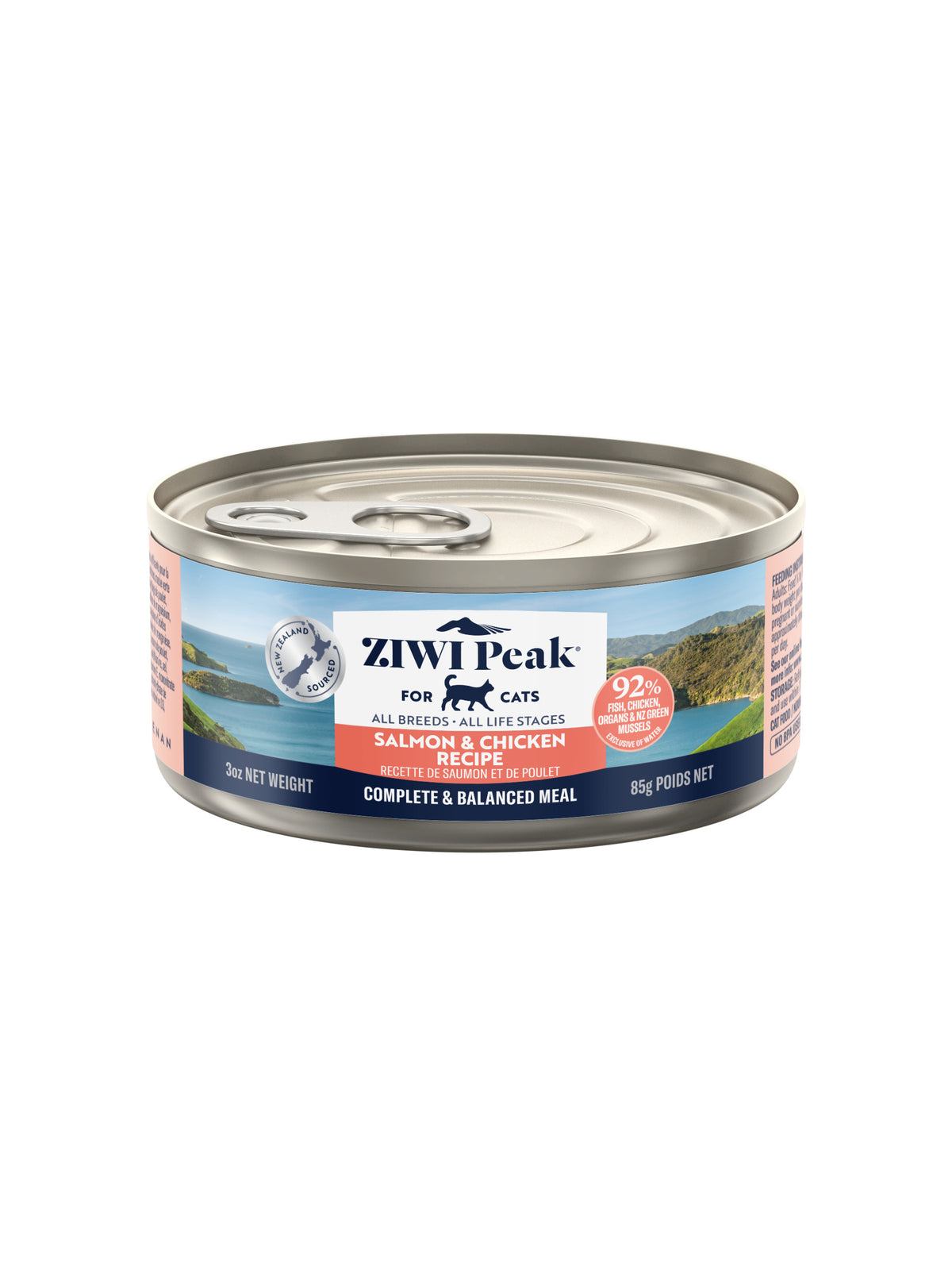 Ziwi Peak Canned Food 85g Ziwi Peak Canned Salmon & Chicken Cat Food
