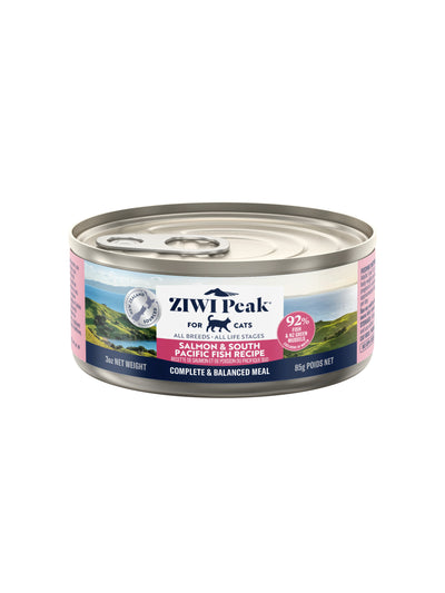 Ziwi Peak Canned Food 85g Ziwi Peak Canned Salmon & South Pacific Fish Cat Food